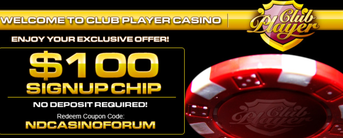 Club Player Mobile Casino $100 Free No Deposit Bonus